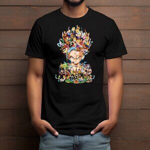 Gohan Collage (DBZ) Anime Custom T-shirt
